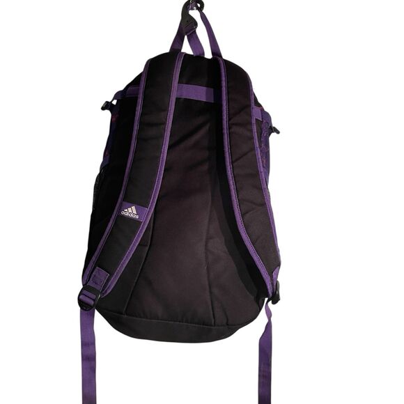 Adidas Black Purple Pink Bat Bag. Several Pockets. Excellent Used Condition - Picture 6 of 15